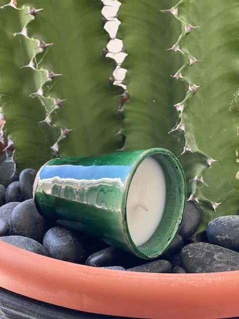 Bougie de Tamegroute couchée