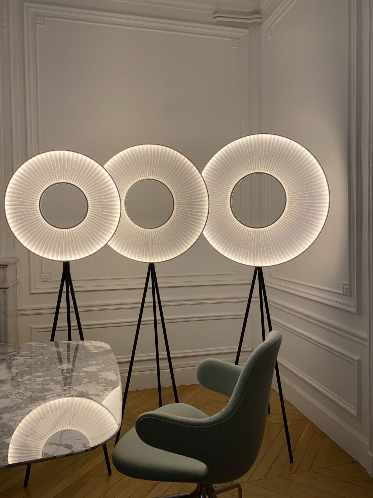 Lampadaire IRIS dix heures dix